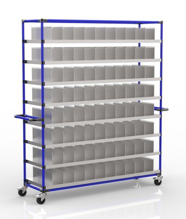 Carrello di movimentazione con divisorio modulare 23121901 - 3