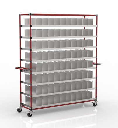 Carrello di movimentazione con divisorio modulare 23121901 - 2