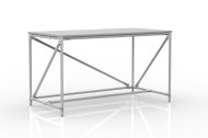 Tavolo da officina in sistema tubolare, larghezza 1500 mm, 24040536 - 1