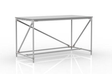 Tavolo da officina in sistema tubolare, larghezza 1500 mm, 24040536 - 1