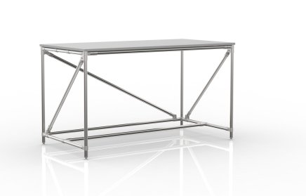 Tavolo da officina in sistema tubolare, larghezza 1500 mm, 24040536 - 4