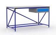Tavolo da officina con contenitore con un cassetto larghezza 1500 mm, 24040537 - 3