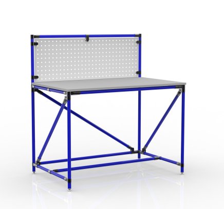 Tavolo da officina da sistema di tubi con pannello forato 240408312 (3 modelli) - 3