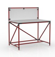 Tavolo da officina da sistema di tubi con pannello forato 240408312 (3 modelli) - 2