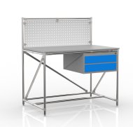 Tavolo da officina Pipe System con pannello forato 240408314 (3 modelli) - 4