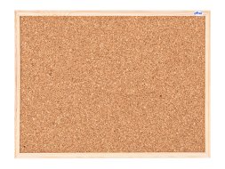 Bacheca AVELI BASIC in sughero con cornice in legno 1200x900 mm