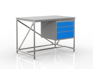 Tavolo da officina con contenitore con tre cassetti 24040532 (3 modelli) - 4