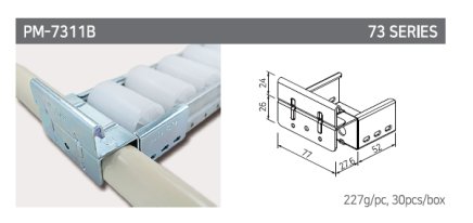 Supporto per rulliera tipo PM-7311B - 1