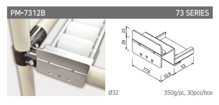 Supporto per rulliera tipo PM-7312B - 1