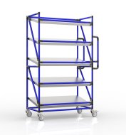 Carrello a ripiani per gabbie con ripiani inclinati 1000 x 500 mm, SP10050 - 3