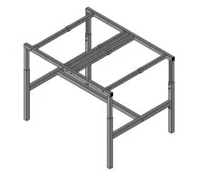 Base per tavolo antistatico regolabile in altezza SP127