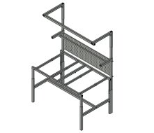 Base per tavolo antistatico regolabile in altezza SPEX157