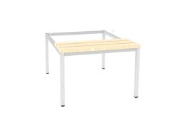Panca economica con gambe e rettifica P323 W legno