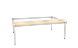 Panca economica con gambe e rettifica P433 W legno