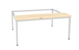 Panca economica con gambe e rettifica P333 W legno