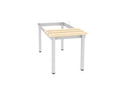Panca economica con gambe e rettifica P413 W legno