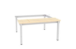 Panca economica con gambe e rettifica P423 W legno