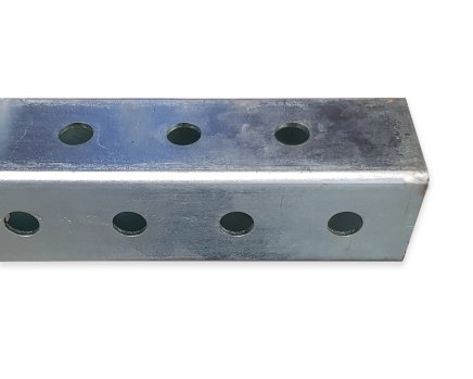 Tubo quadrato perforato WJ-SQ4040-000 - 2