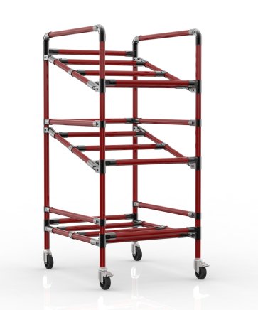 Carrello a scaffale per gabbie 24040231 (2 modelli) - 2
