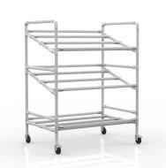 Carrello a ripiani per casse, larghezza 972 mm, 24040230 - 1
