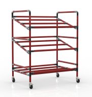 Carrello a ripiani per casse, larghezza 972 mm, 24040230 - 2