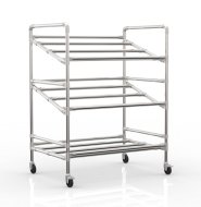 Carrello a ripiani per casse, larghezza 972 mm, 24040230 - 4