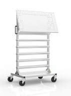 Carrello bifacciale per appendere scatole KLT 23090801