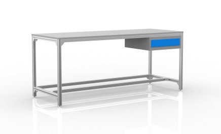 Tavolo da officina in profilati di alluminio (varie varianti) - 1
