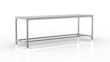 Tavolo da officina in profilati di alluminio (varie varianti) - 1