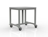 Tavolo da officina saldato su ruote 24030650