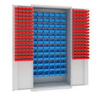 Armadio da officina MSW210/5-08s con cassette in plastica