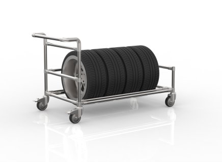 Carrello per pneumatici 24082634 - 4