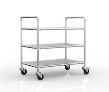 Carrello antistatico a tre ripiani, 24040233 (4 modelli)