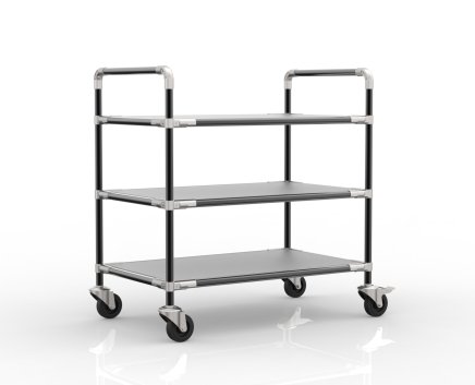 Carrello antistatico a tre ripiani, 24040233 (4 modelli) - 2