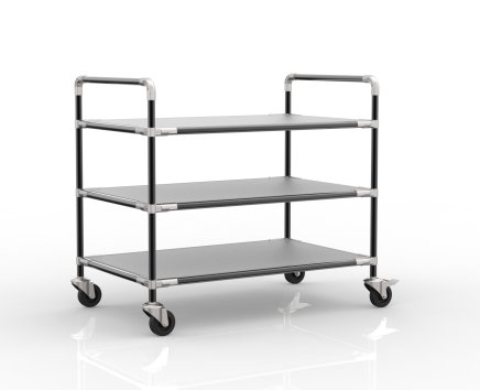 Carrello antistatico a tre ripiani, 24040234 - 2