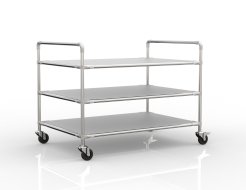 Carrello antistatico a tre ripiani, 24040236
