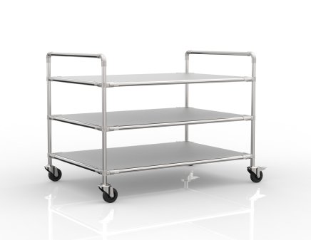 Carrello antistatico a tre ripiani, 24040236 - 1