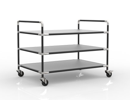Carrello antistatico a tre ripiani, 24040236 - 2