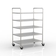 Carrello a ripiani antistatico con cinque ripiani, 24040237 (4 modelli) - 1