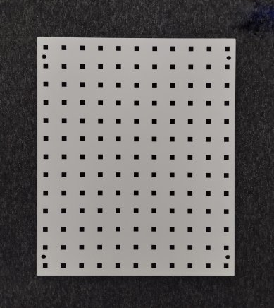 Pannello perforato ESD con fori di montaggio - 1