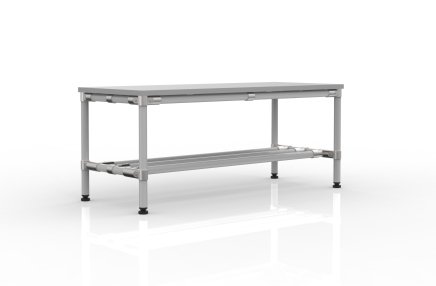 Banco spogliatoio 21101902 - larghezza 1000 mm (4 modelli) - 1