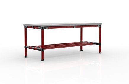 Banco spogliatoio 21101902 - larghezza 1000 mm (4 modelli) - 2