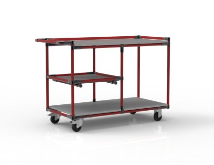 Carrello da officina realizzato con sistema di tubi su misura 25010830 - 2