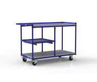 Carrello da officina realizzato con sistema di tubi su misura 25010830 - 3