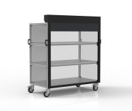 Carrello a ripiani con tenda 24081513