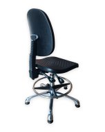 Sedia da officina antistatica ESD con cerchio e piedini E04H - 3