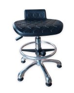 Sgabello da officina ESD antistatico con cerchio e piedini E01H - 3