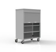 Carrello a ripiani con tenda 24110410 - 1