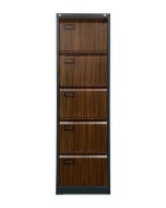 Classificatore a cinque cassetti V05 per formato A4 antracite/simil legno scuro