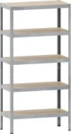 Scaffale Kovona senza viti 150 kg con ripiani in laminato tipo N285Z1 zincato